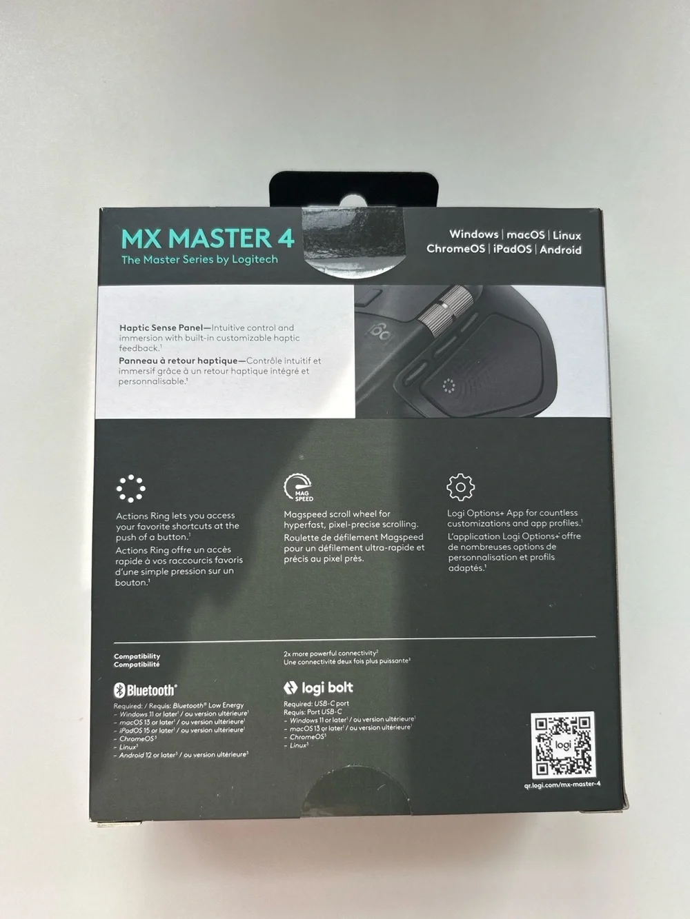 Logitech MX Master 4 Wireless Mouse - Black